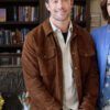 Blind Date Book Club Movie 2024 Graham Sterling Brown Leather Jacket