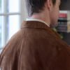 Robert Buckley Blind Date Book Club 2024 Brown Jacket