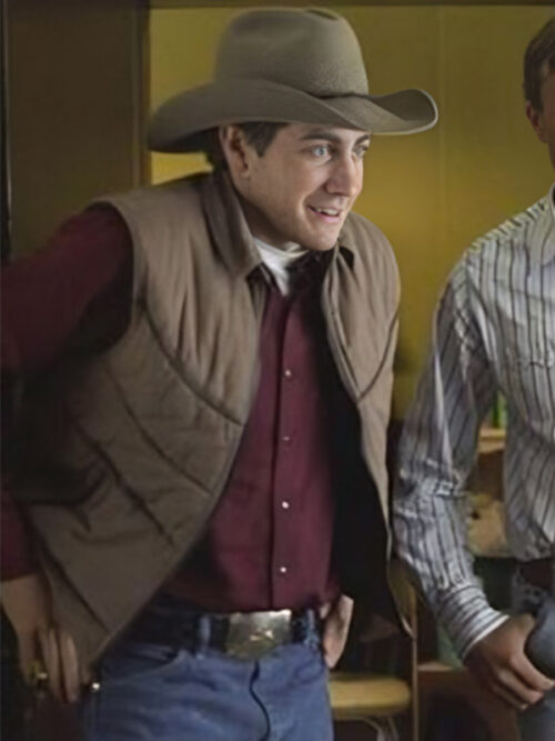 Jack Twist Brokeback Mountain 2005 Jake Gyllenhaal Gray Vest