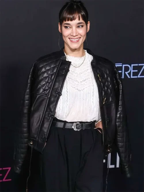 Emilia Pérez Sofia Boutella Black Jakcet