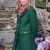 Fiona Gubelmann Tis the Season to Be Irish Green Coat