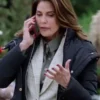 How to Fall in Love by Christmas Teri Hatcher Black Puffer Jacket