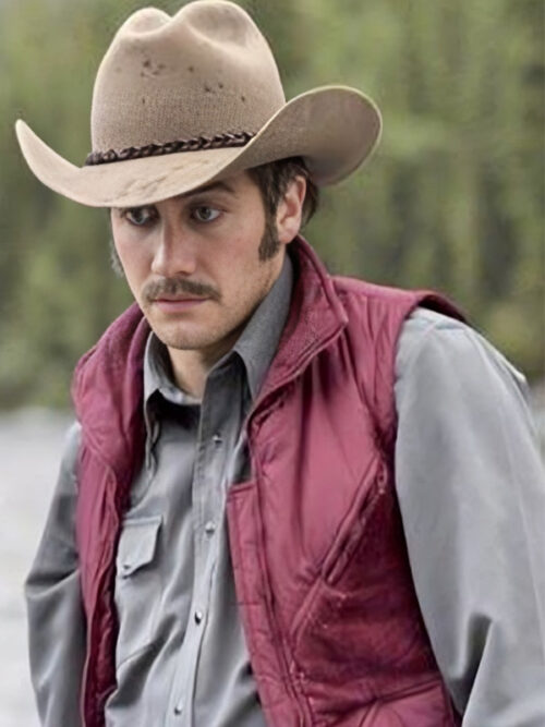 Brokeback Mountain Jake Gyllenhaal Red Vest