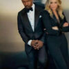 Back in Action 2025 Jamie Foxx Black Suit