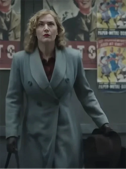 Kate Winslet LEE Grey Trench Coat