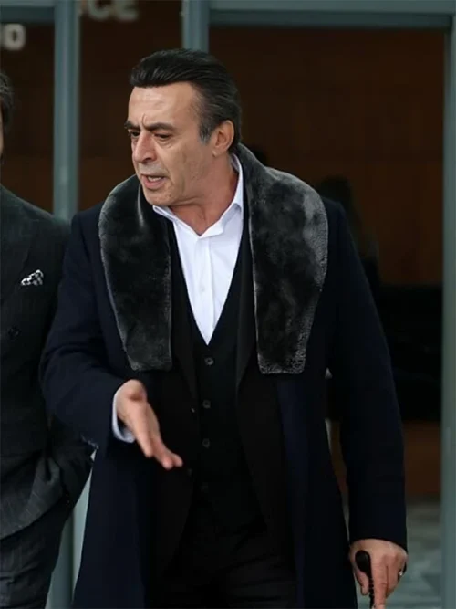 Levent Ülgen The Family Blue Wool Coat