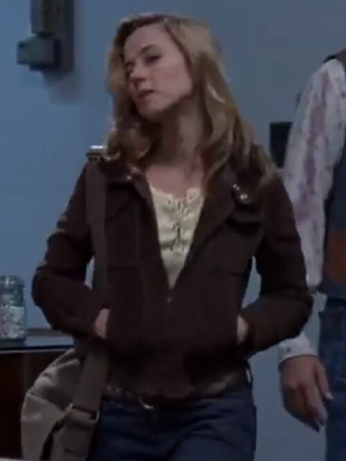 Brokeback Mountain Linda Cardellini Brown Jacket