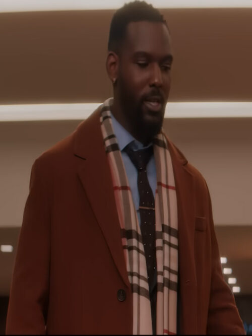 Kofi Siriboe Meet Me Next Christmas 2024 James Brown Wool Coat