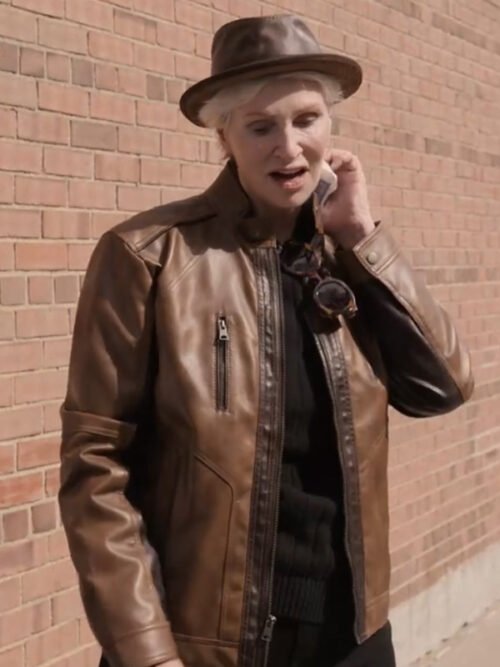 Sazz Pataki Only Murders in the Building S04 Leather Jacket