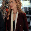 Ashley Newbrough Operation Nutcracker Maroon Coat