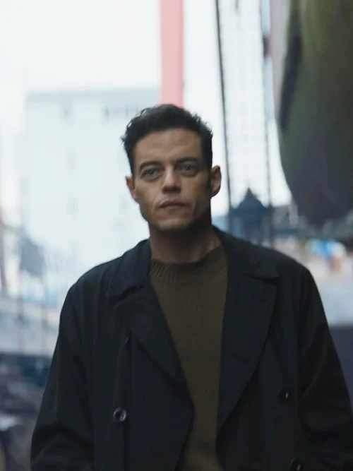 Rami Malek The Amateur Trench Coat