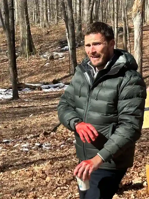 Scott Eastwood Alarum Green Puffer Jacket