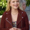 Stephanie Styles Curb Your Enthusiasm S012 Red Biker Jacket