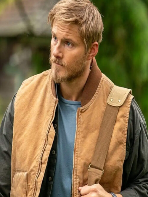 Alexander Ludwig Earth Abides 2024 Brown Vest