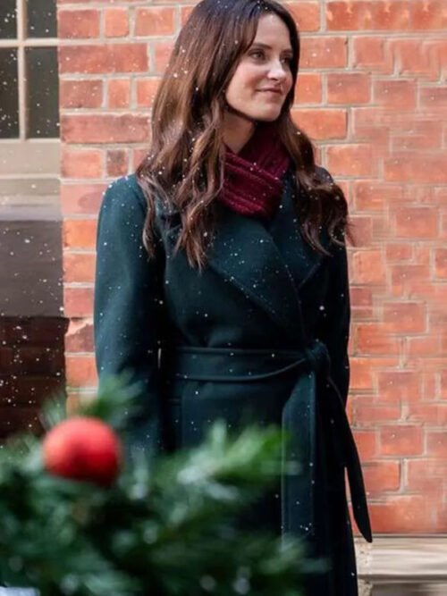 A Vintage Christmas Merritt Patterson Black Trench Coat