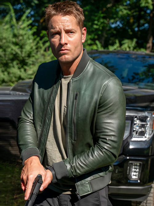 Justin Hartley Tracker S02 Leather Jacket