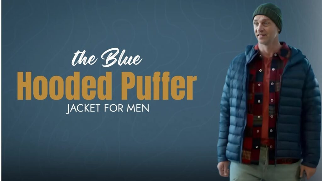 The Trendiest Blue Hooded Puffer Jacket