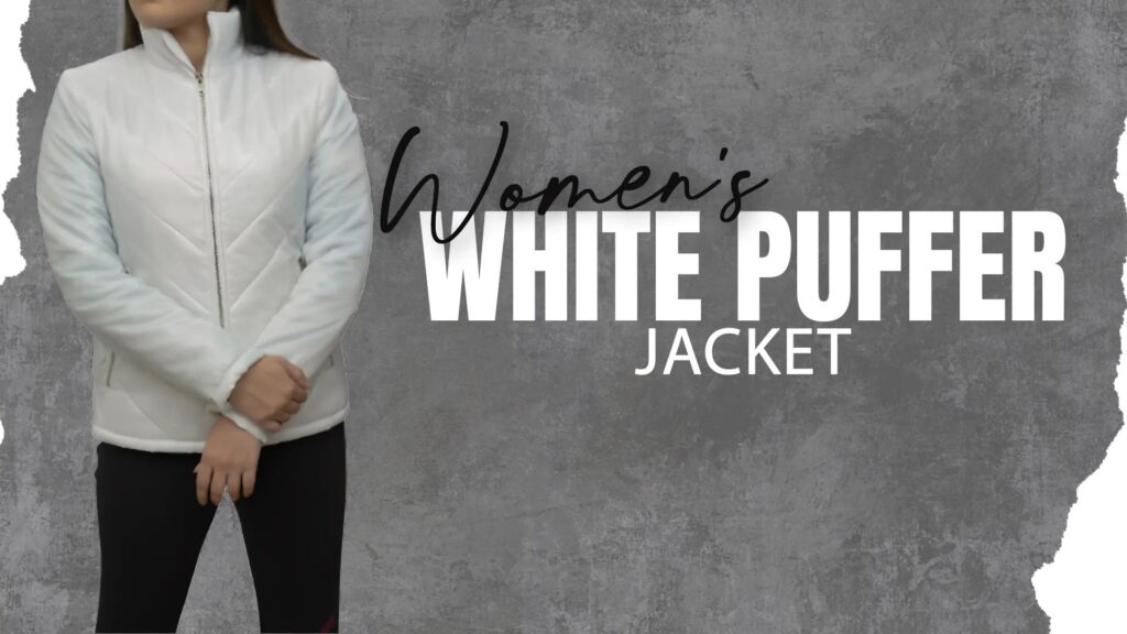 women's White Puffer Jacket