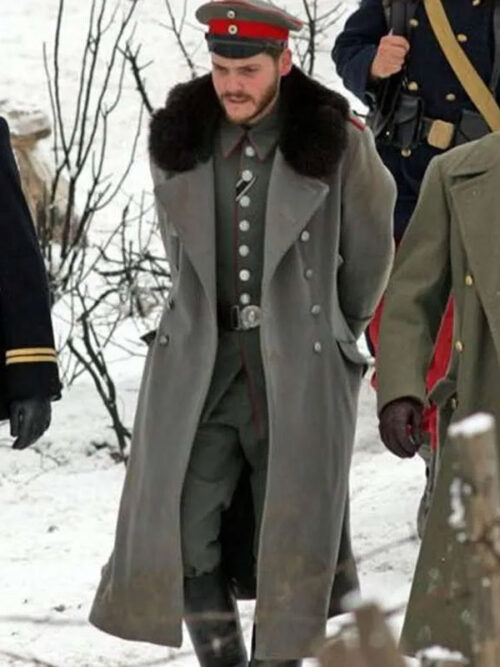 Joyeux Noel Movie 2005 le lieutenant Horstmayer Gray Wool Coat