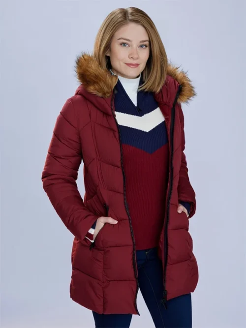 Kim Matula The Finnish Line Red Jacket