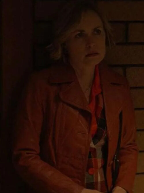 Radha Mitchell Last Days of the Space Age S01 Brown Trench Coat