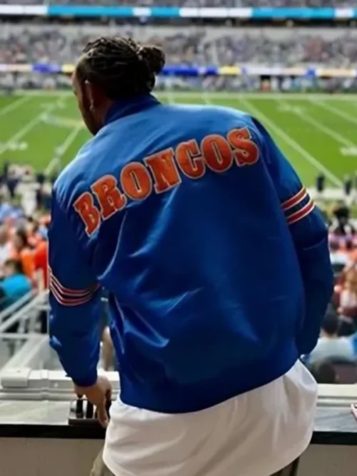 Lewis Hamilton Broncos Starter Blue Jacket