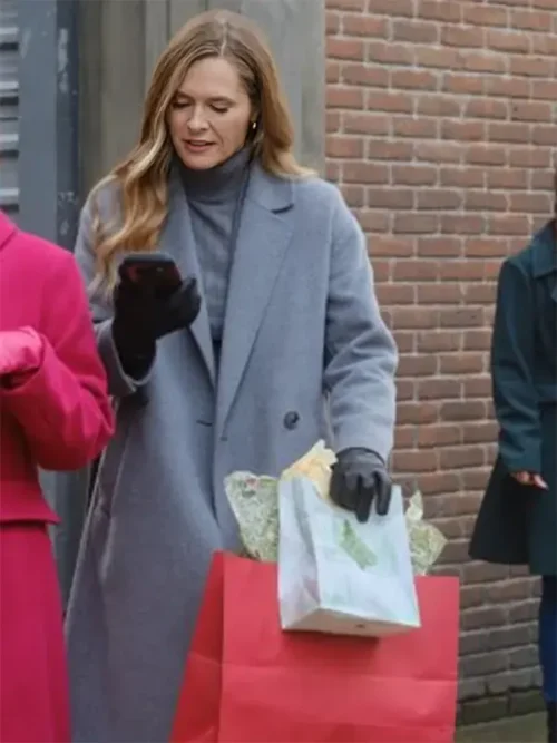 Maggie Lawson Sugarplummed Coat