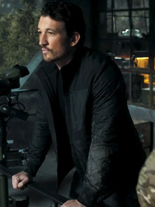 The Gorge 2025 Miles Teller Black Jacket