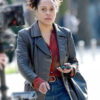 TV Series Missing You Rosalind Eleazar Black Leather Coat