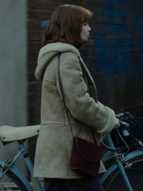 Dolours Price TV Series Say Nothing S01 Shearling Hooded Coat