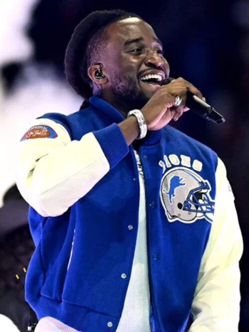 Shaboozey Thanksgiving Halftime Show Detroit Lions Jacket