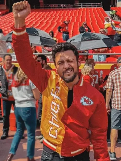 Tyler Holiday Touchdown A Chiefs Love Story Varsity Jacket