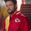 Tyler Hynes Holiday Touchdown A Chiefs Love Story Varsity Jacket