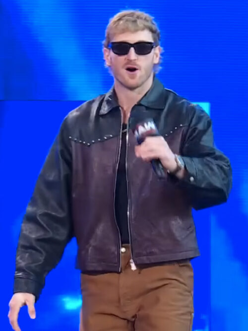 Logan Paul WWE Raw Leather Jacket