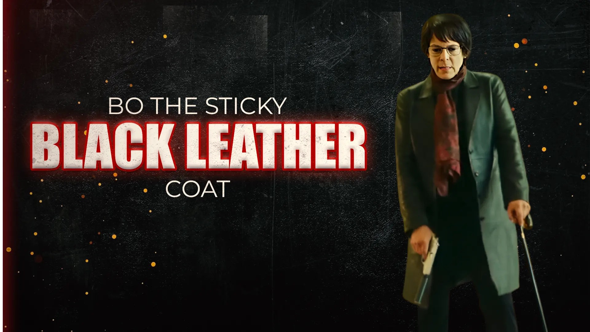 Bo The Sticky Black Leather Coat