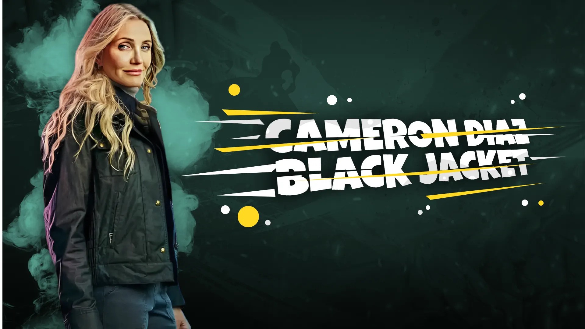 Cameron Diaz Black Jacket