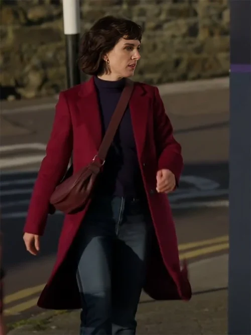 Fiona Love Of The Irish Burgundy Coat