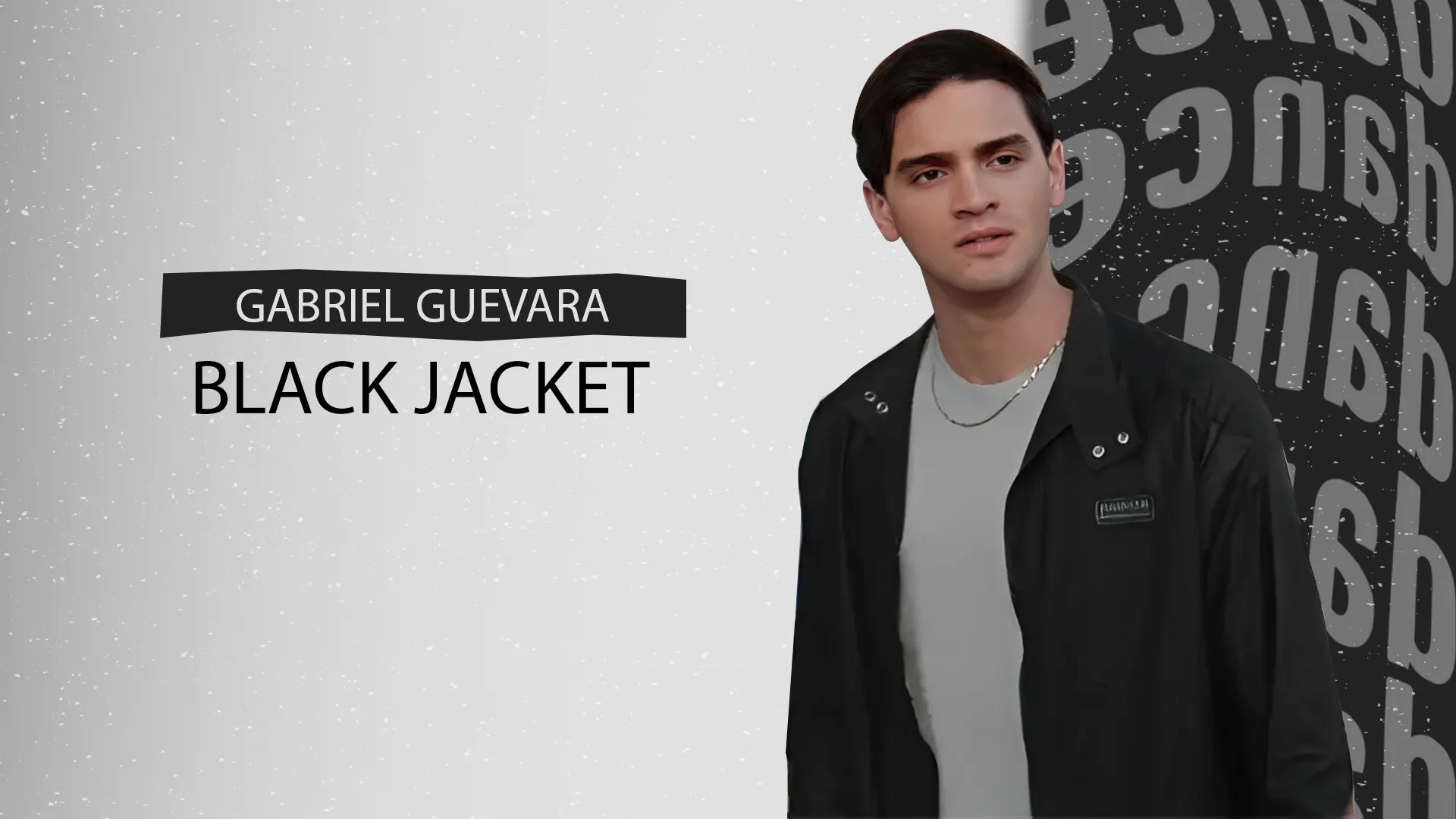 Gabriel Guevara Black Jacket