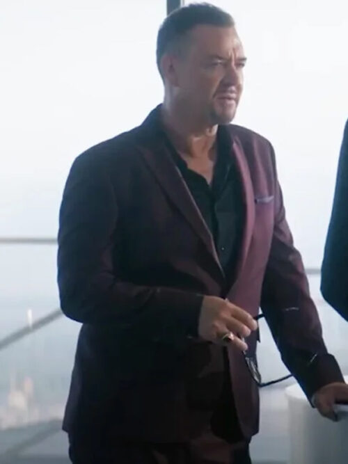 Man with No Past Movie 2025 Soach Maroon Blazer Coat