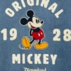 Mickey Mouse Blue and Off White Varsity Jacket