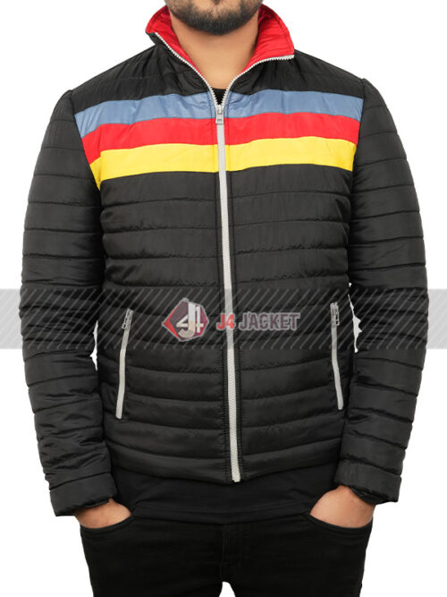 English Teacher S01 Brian Jordan Alvarez Multicolor Puffer Jacket