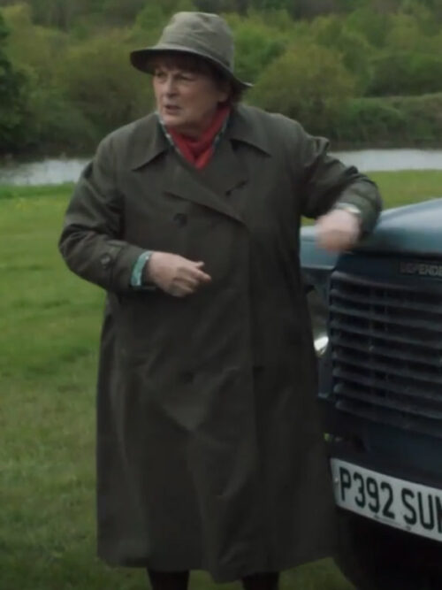 Brenda Blethyn TV Series Vera Green Cotton Coat