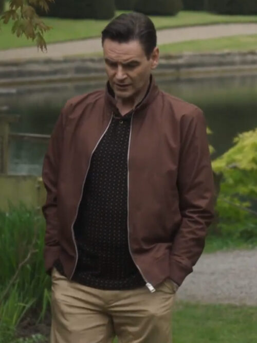 Vera Season 14 George Beach Brown Cotton Jacket