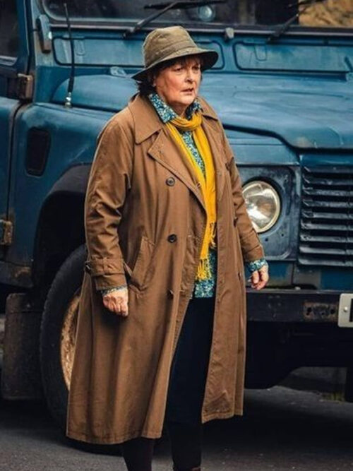 Vera Stanhope TV Series Vera Brown Trench Coat