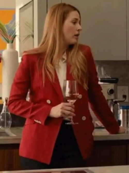 TV Series Virgin River S03 Alexandra Breckenridge Red Blazer Coat