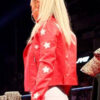 WWE Carmella Red Leather Jacket