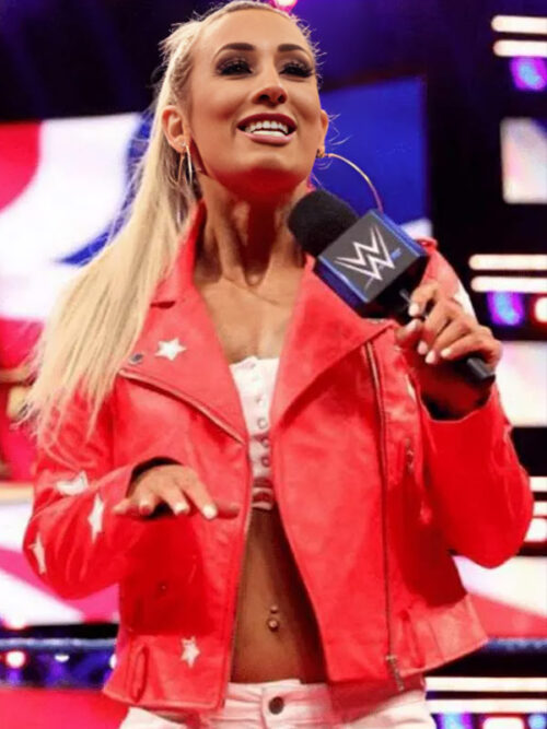 WWE Carmella Star Red Jacket