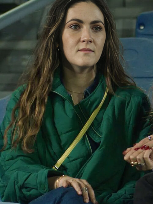 Isabelle Fuhrman Wish You Were Here 2025 Green Jacket