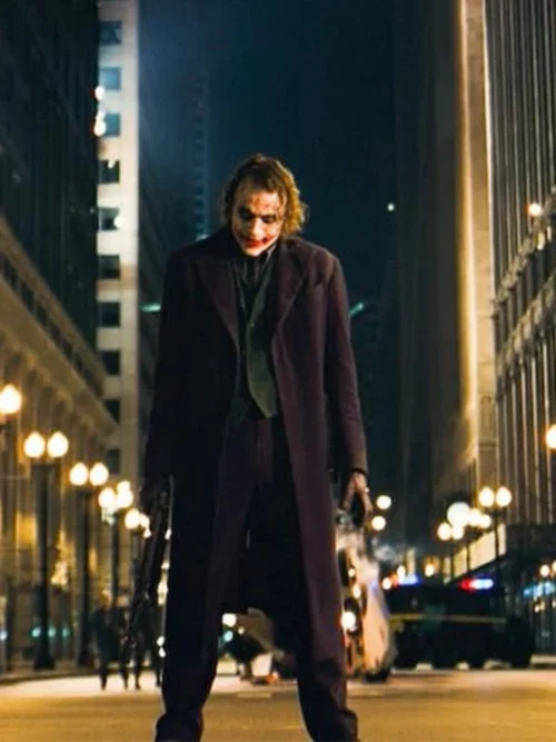 The Dark Knight Joker Costume Black Coat