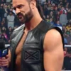 Drew Mcintyre Black Leather Vest